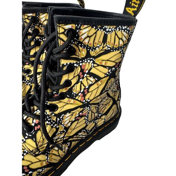 NEW Doc Dr. Martens 1460 Butterfly Print Lace Up Boots US 6 EU 37 UK 4 - Picture 4 of 7